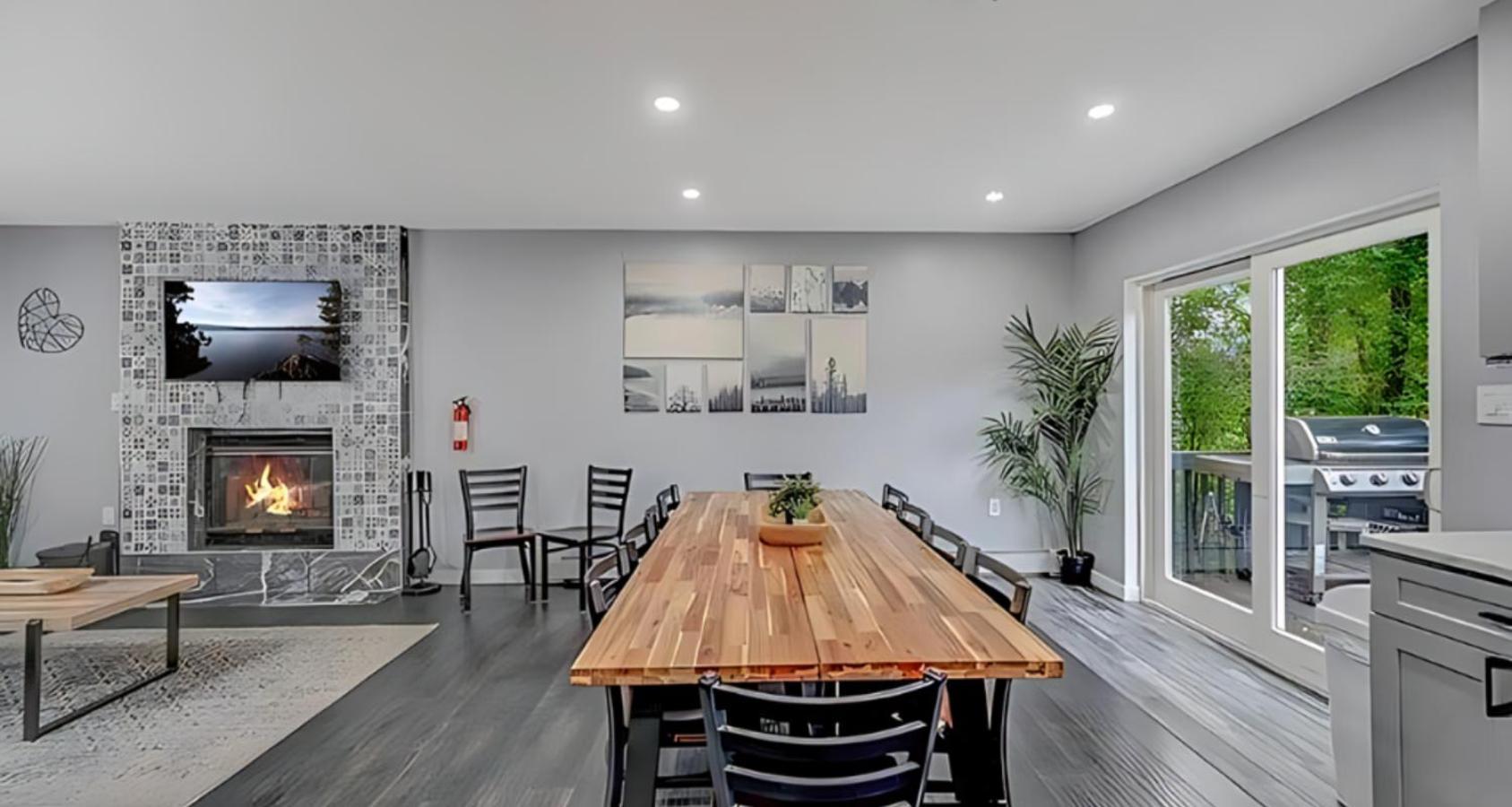 Peaceful Pocono Home With Hot Tub, Gym, & Office Long Pond Luaran gambar